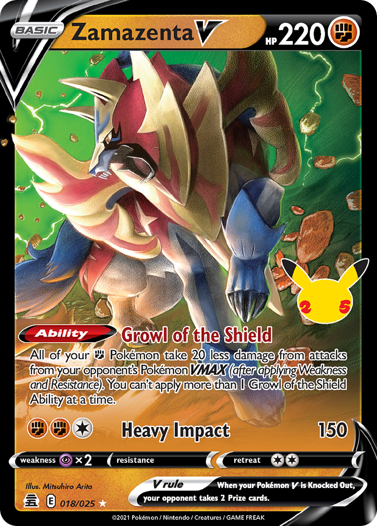 Celebrations Zamazenta V #18 / 25